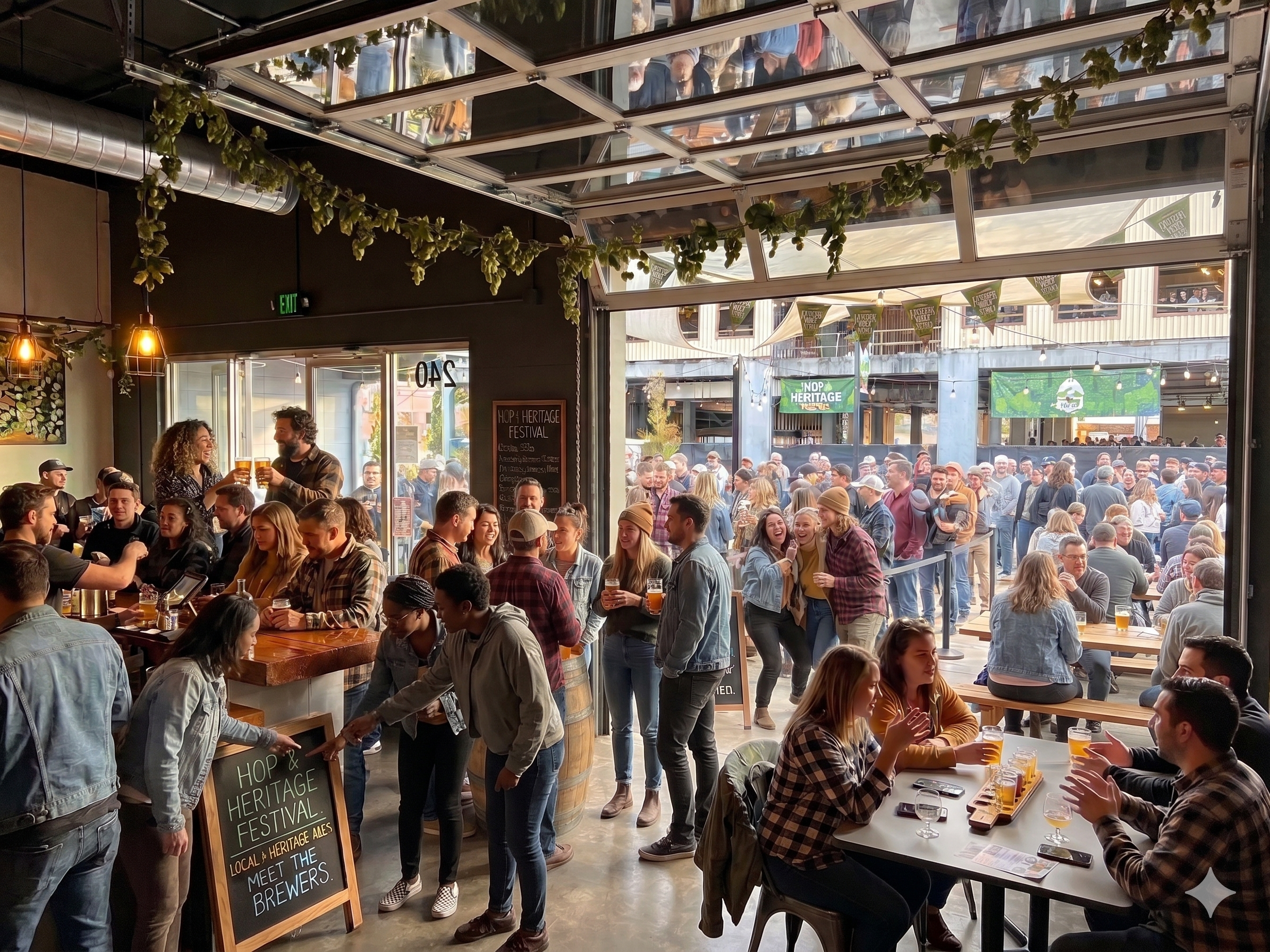 Fresh Hop Fiesta at Parallel 45 Brewing, Independence Oregon